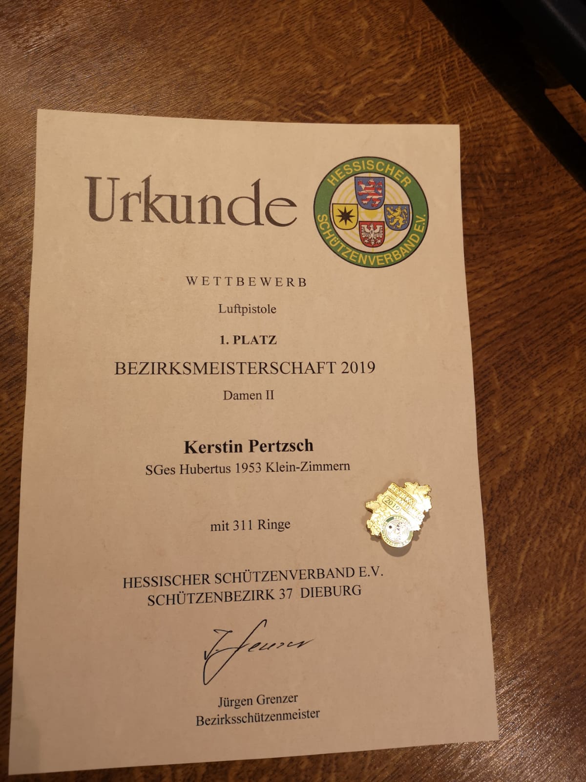 Bezirksmeisterschaft Luftpistole