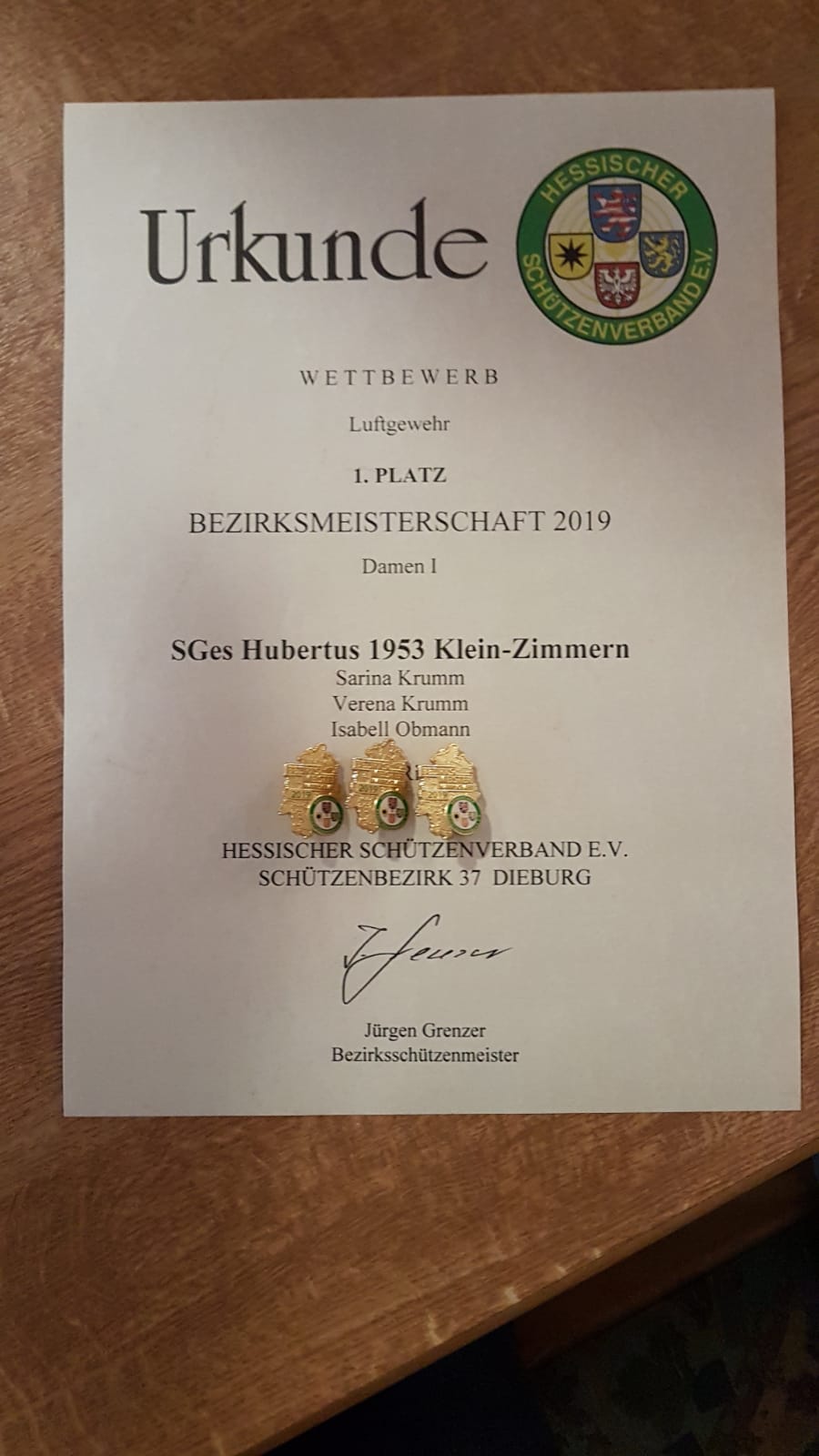 Bezirksmeisterschaft Luftgewehr