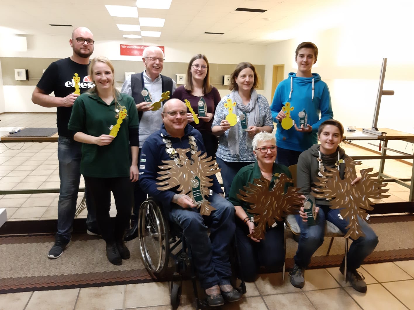 Vereinsmeisterehrung und Königsschießen 2019