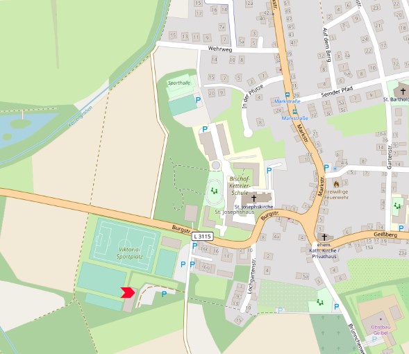 Anfahrt mit Openstreetmap