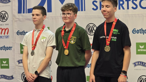 Leopold Kaiser wird neuer Deutscher Meister  - Bronze im Mixed mit Mia Klaproth